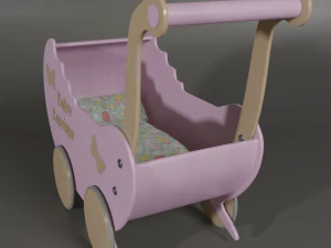 doll strollers 3D Model