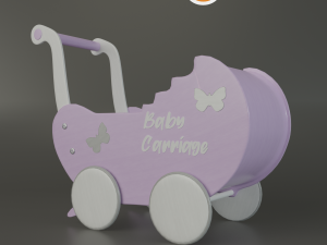 doll strollers 3D-Modell