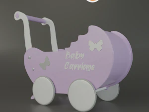 doll strollers 3D Model