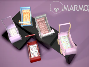 doll strollers 3D Model