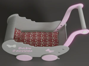 doll strollers 3D Model