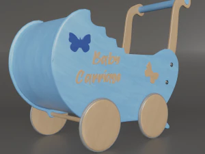 doll strollers 3D Model
