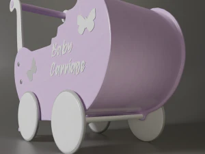 doll strollers 3D Model