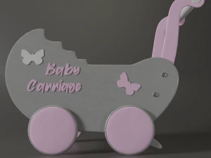 doll strollers 3D Model