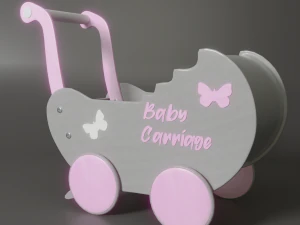 doll strollers 3D Model