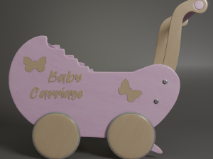 doll strollers 3D-Modell
