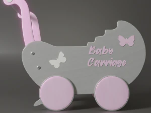 doll strollers 3D Model