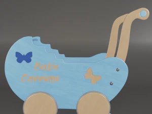 doll strollers 3D Model
