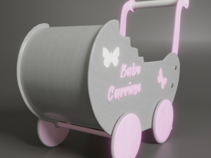 doll strollers 3D-Modell