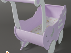 doll strollers 3D-Modell
