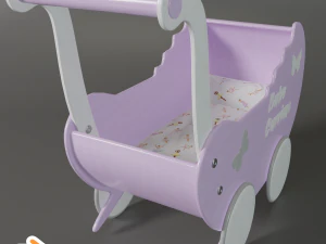 doll strollers 3D Model