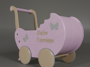 doll strollers 3D-Modell