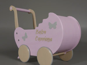 doll strollers 3D Model