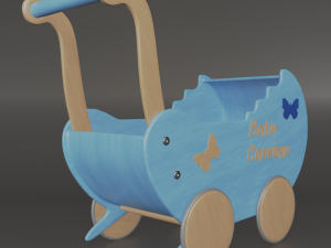 doll strollers 3D-Modell