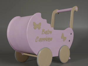 doll strollers 3D Model