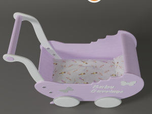 doll strollers 3D-Modell