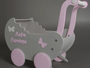 doll strollers 3D Model