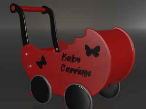 doll strollers 3D-Modell