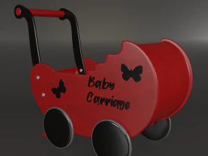 doll strollers 3D Model