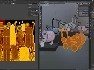 doll strollers 3D Model