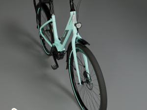 Bianchi long island e-bike 3D Модель