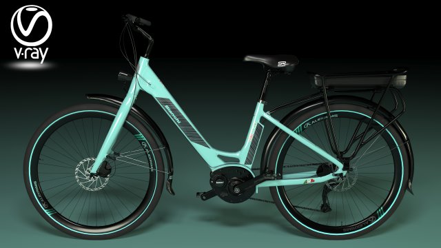 Bianchi long island e bike 3D in 3DExport
