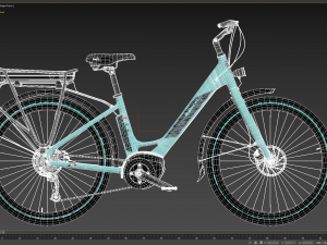 Bianchi long island e-bike 3D Модель