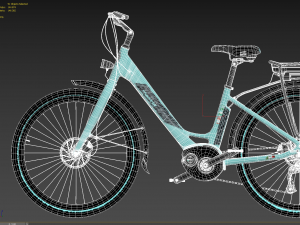 Bianchi long island e-bike 3D Модель