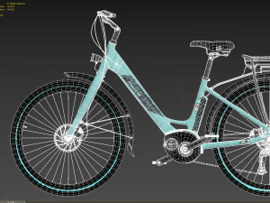 Bianchi long island e-bike 3D Model