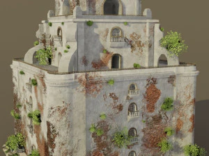 sinking bell tower 3D Model