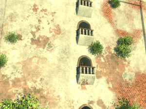 sinking bell tower 3D 模型
