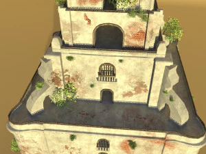 sinking bell tower 3D Model