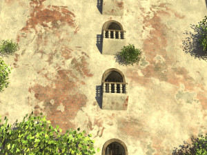 sinking bell tower 3D 模型