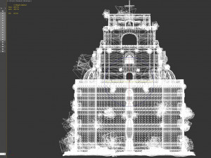 sinking bell tower 3D 模型
