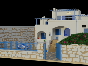 greek house 3D मॉडल