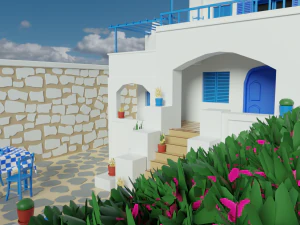 greek house 3D Model
