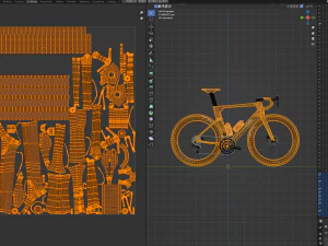 Cannondale SystemSix Roadbike 3D Model