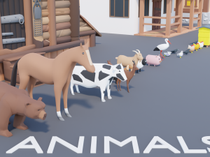 Village asset pack Modelo 3D