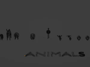 Pacote de recursos da vila Modelo 3D