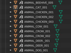 Pacote de recursos da vila Modelo 3D