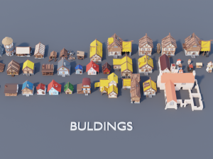 Village asset pack Modelo 3D