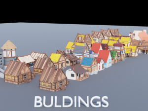 Village asset pack Modelo 3D