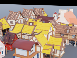 Village asset pack Modelo 3D