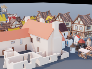 Village asset pack Modelo 3D