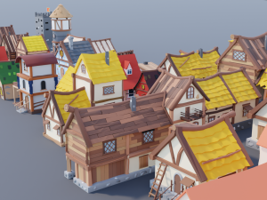 Village asset pack Modelo 3D