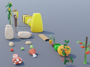 Village asset pack Modelo 3D