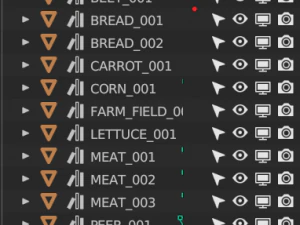 Pacote de recursos da vila Modelo 3D