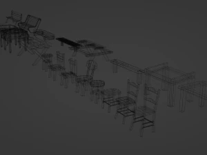 Pacote de recursos da vila Modelo 3D