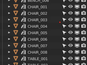 Pacote de recursos da vila Modelo 3D