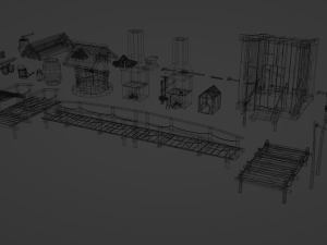 Village asset pack Modelo 3D